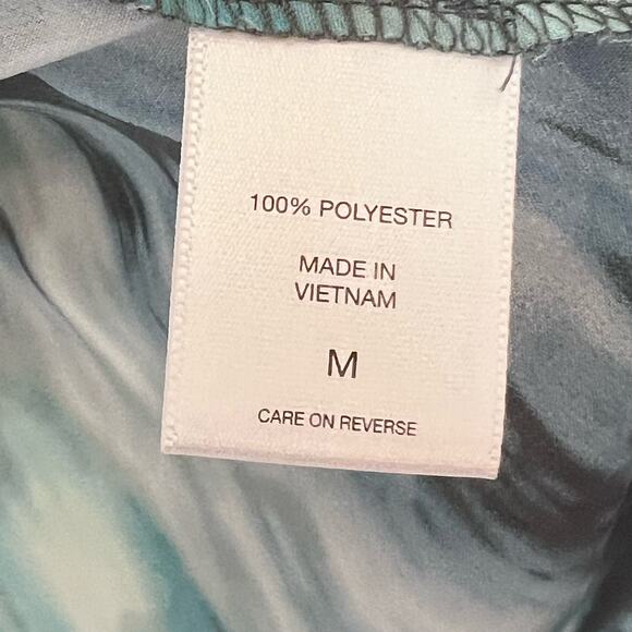 New York and Company Sheer Button-up Top, Size M - Picture 9 of 9